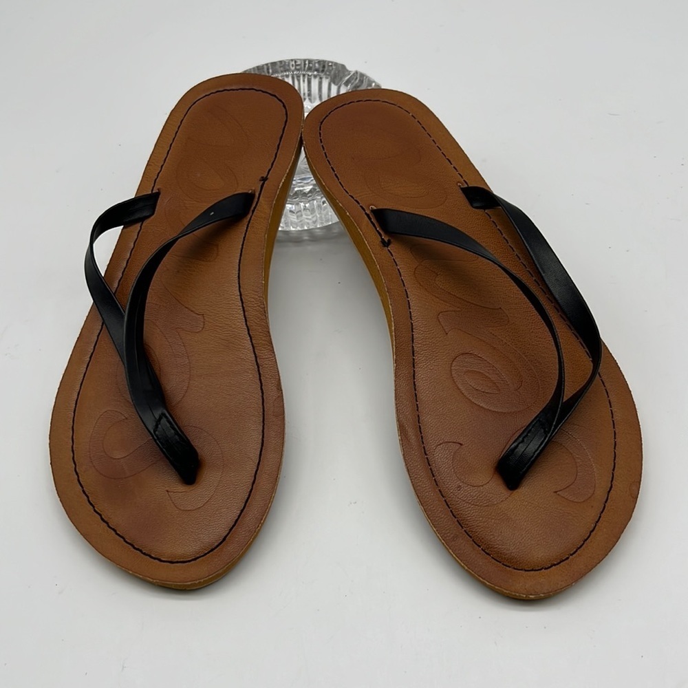 Serra Flip Flops with Black Strap size 5/6